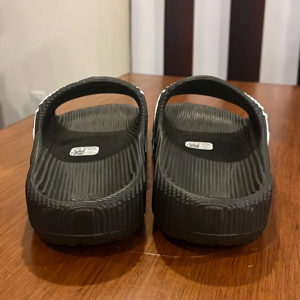 Adidas Adilette 22 Slides Sandals Shoes black white IF3670 new Mens Size 8